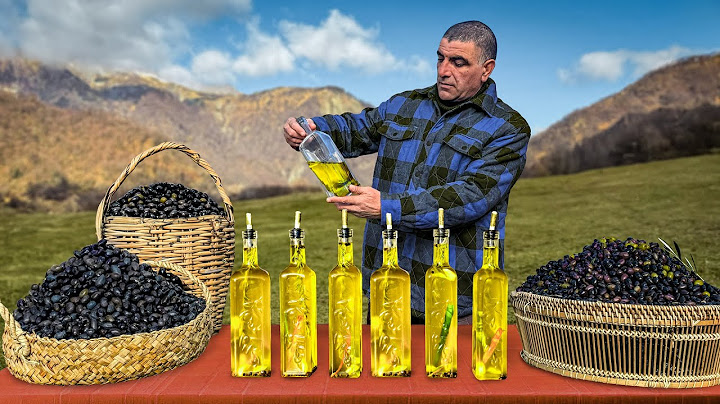 Making Extra Virgin Handmade Olive Oil! Ancient Traditional Method