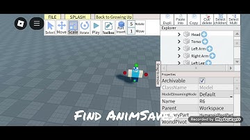 How to make Running , Idle , Jumping animations in Studio Lite
