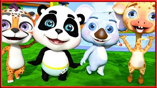 Dance Baby Shark, Wheels on the Bus  Baby Panda  Nursery Rhymes, with me song song.