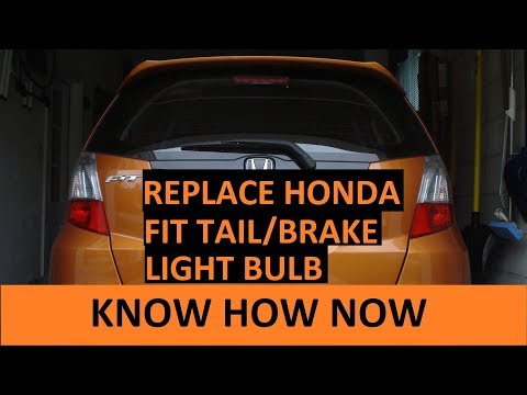Replace Honda Fit Brake Light - Tail Light Bulb