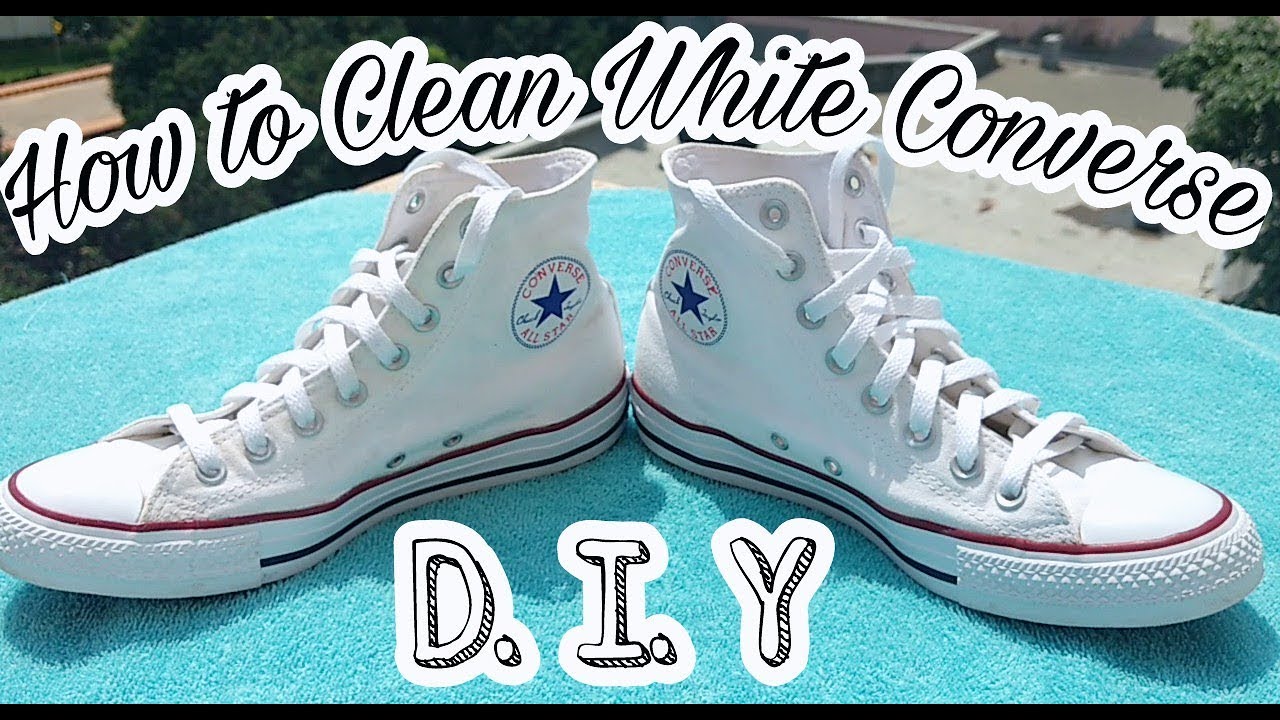 How to Clean Your White Converse | D.I.Y Tutorial | 2 Easy Methods ...