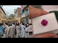 Gemstones exhibition in pakistans biggest gemstones market namak mandi peshawar