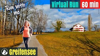 Greifensee  Switzerland Wonderland | Treadmill Running | Virtual Run #73