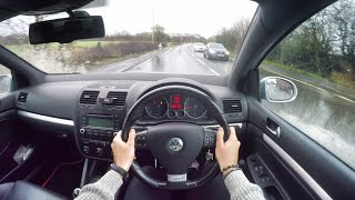 290BHP MK5 GTI Decat Cobra Exhaust POV Test Drive