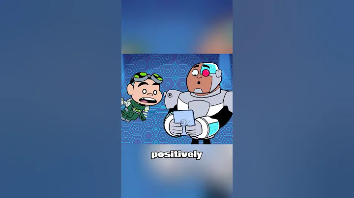 Cyborg SPIES on Robin with villain! #reels #teentitansgo #funny #dc #cartoon #shorts