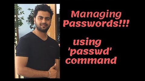 passwd command | Managing Passwords | Linux Series