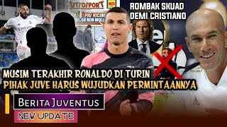 Kontrak RonaldoZidane bimbang ke Juve atau bertahanRabiot kritik Pirlo yg RUMIT BERITA JUVE 