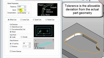 VisualMILL - Create 2 1/2 Axis Pocketing Operation