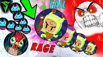 Agar.io FAIL & RAGE COMPILATION #2 // Agario Funny Moments