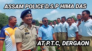 Assam Police D.S.P Hima Das/At P.T.C,Dergaon/Dhing Express Hima Das...