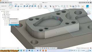 Fusion 360 Milling  2d Adaptive Toolpath Explain For Tamil tutorial 00