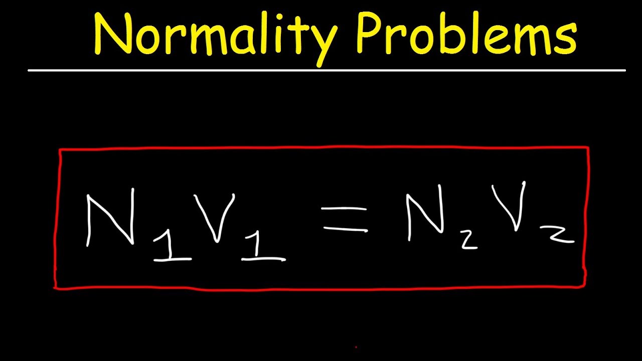 Normality & Volume Solution Stoichiometry Practice Problem 