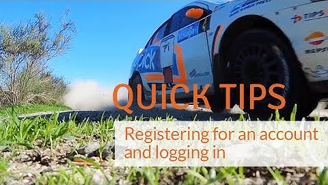 alpscontrols.com Quick Tips - How to register and log in.