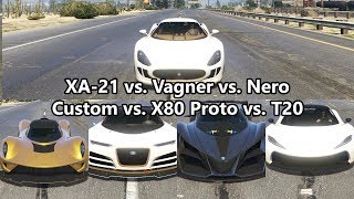 Gta Online Xa-21 Vs Vagner Vs Nero Custom Vs X80 Proto Vs T20