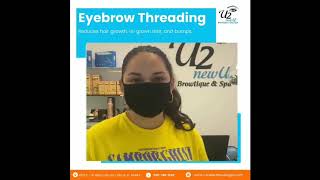 Eyebrow Threading in the villages florida | Spa Services in Florida |  U2NewU Browtique & Day Spa