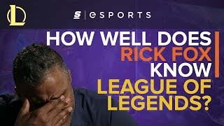 How Well Does Rick Fox Know League Of Legends?