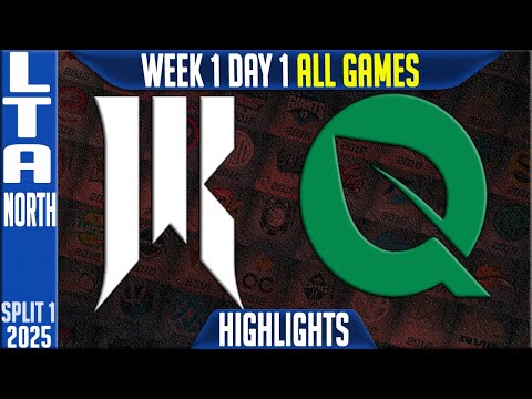 SR vs FLY Highlights ALL GAMES LTA NORTH (Was LCS) W1D1 2025 Split 1 | Shopify Rebellion vs FlyQuest