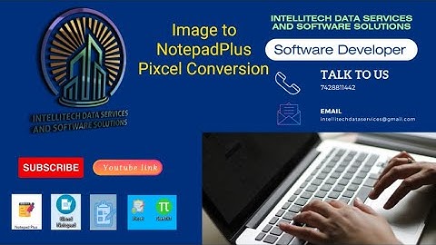 Jpeg to Pixcel Notepad/ Starttxt/nts/Notepad Plus/Notebook/wrt format using Encryptor Software India