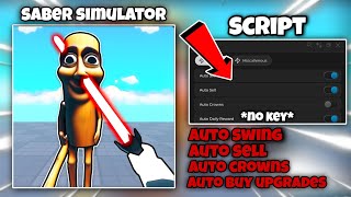 [🛒UPGRADES] Saber Simulator Op Script -  [No Key]Auto Swing, Auto Sell, Auto buy, Auto Crowns & More