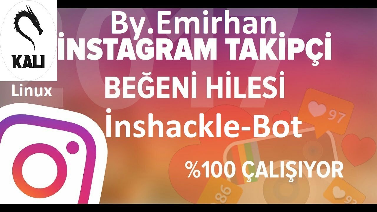 İnstagram Takipçi Hilesi | KALİ LİNUX | %100 Çalışıyor... 