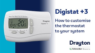 How to customise the thermostat to your system: Drayton Digistat +3