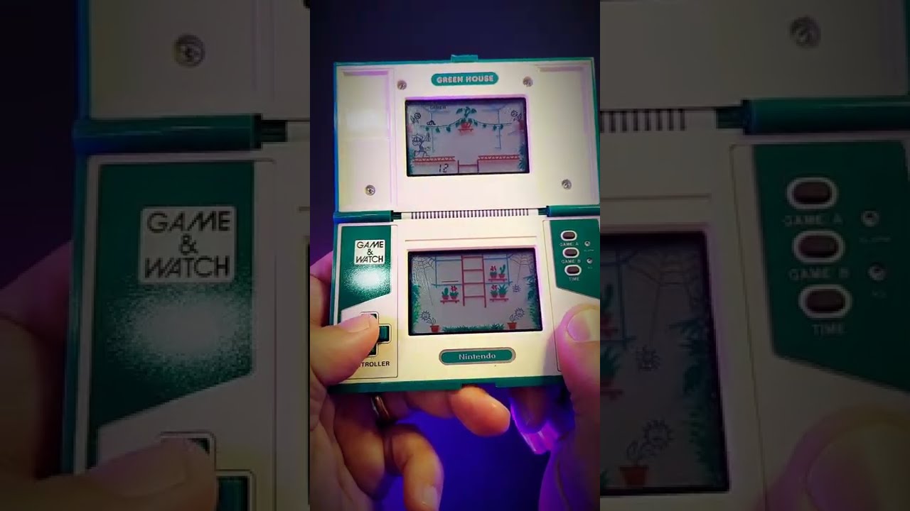 GREEN HOUSE NINTENDO GAME & WATCH #shorts #greenhouse