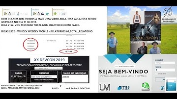 DICAS 2152 WINDEV WEBDEV MOBILE RELATORIOS 60 TOTAL RELATORIO