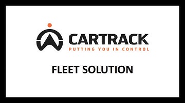 Cartrack Fleet Management Software - Walk Through