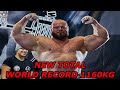 The 𝐂𝐙𝐄𝐂𝐇 𝐌𝐎𝐍𝐒𝐓𝐄𝐑 Petr Petráš -  New TOTAL WORLD RECORD 1160kg/2557lbs !!