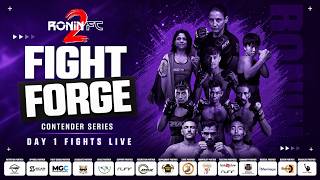 FIGHT FORGE CONTENDER SERIES – DAY 1 | RONIN FC 2 | Bhavnagar | Indian MMA Action