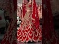 Dreamy Royal Red Bridal Lehenga 👰‍♀️✨ | Wedding Dress Goals ❤️ #shorts #bridallehenga #bridalwear