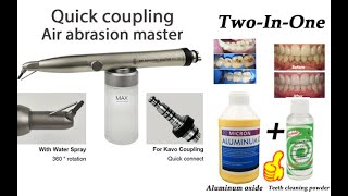 M&Y dental aluminum oxide sandblaster Air abrasion master Air polisher unit with quick coupler