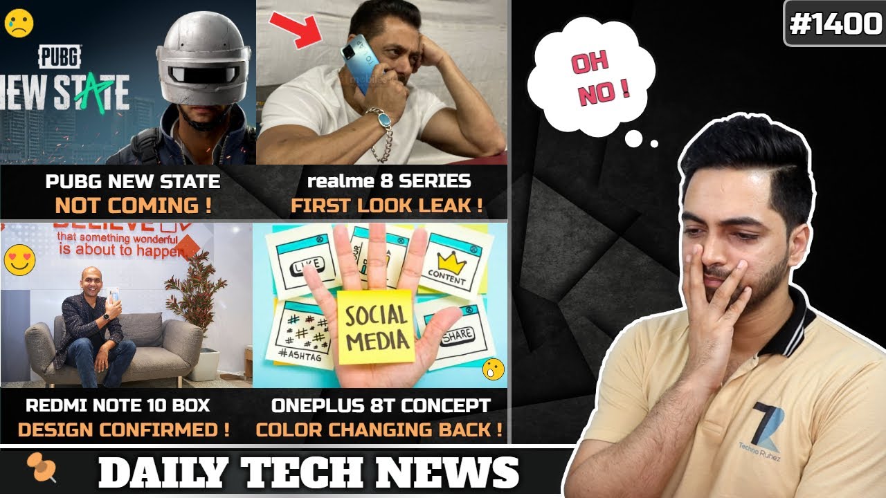 PUBG NEW STATE Not Coming,realme 8 First Look😍,Samsung M12 90Hz,Jio LYF 5G Phone,IT Rule 2021 India