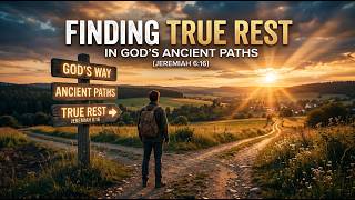 “We Will Not Walk in It.” | Finding True Rest for Your Soul Through God’s Ancient Paths