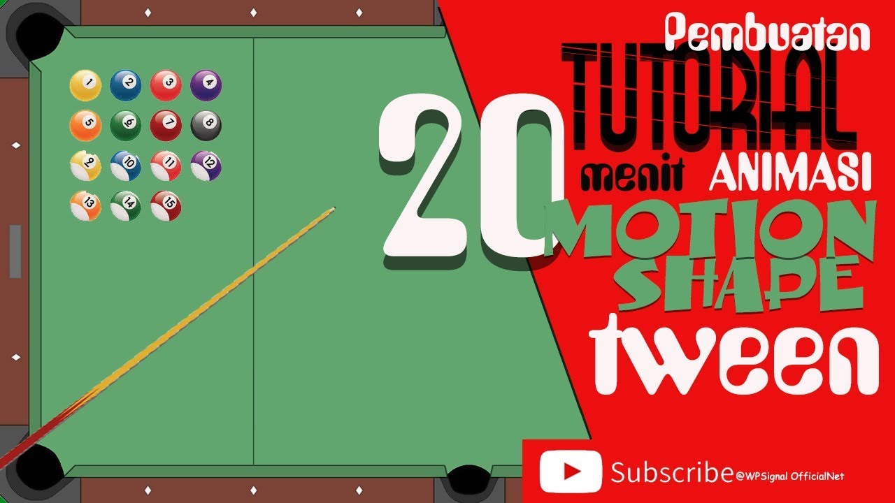 Tutorial Pembuatan Animasi 2 D (Pemula) Motion & Shape Tween - YouTube