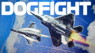 Boss Level Dogfight | F-16C Viper Vs F-22 Raptor | Digital Combat Simulator  | DCS |