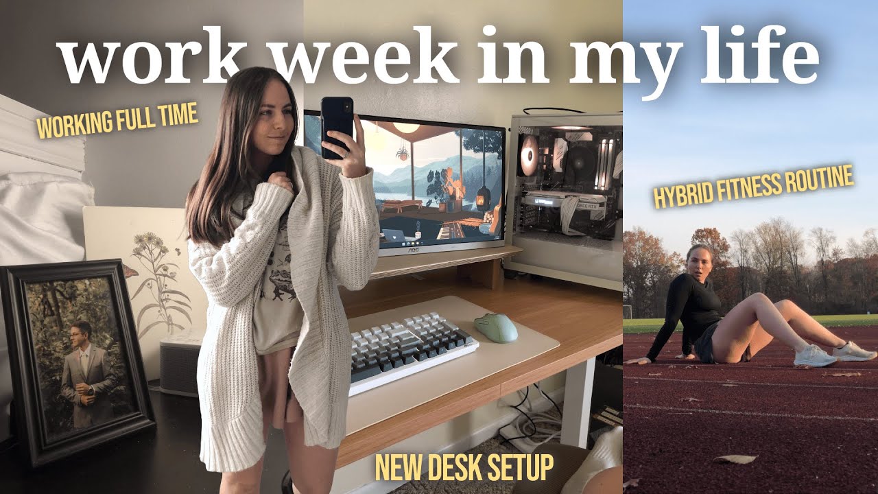 week in my life | home projects, work updates, new desk setup - YouTube