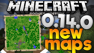 MAPS ADDED to MCPE for 0.14.0!!! - MCPE 0.14.0 Update News - Minecraft PE (Pocket Edition)