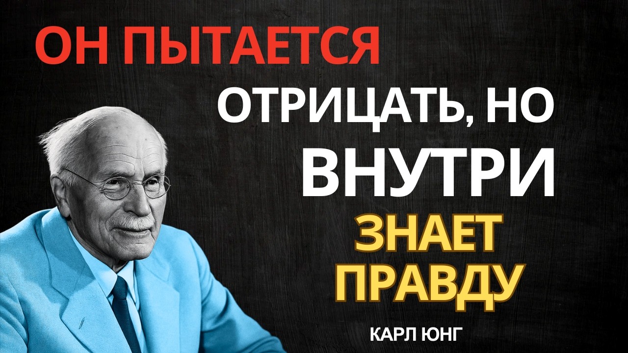 КОГДА МУЖЧИНА ВНУТРЕННЕ СВЯЗАН — ОН НЕ МОЖЕТ СОЛГАТЬ СЕБЕ || Карл Юнг