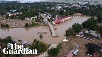 Flash floods and landslides cause devastation in Indonesia