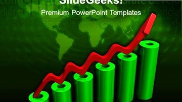 bar graph with arrow success powerpoint templates and powerpoint themes 0412