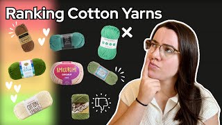 BEST and WORST Cotton Yarns for Crocheting Amigurumi: My HONEST Review of Eight Popular Cotton Yarns