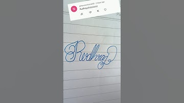 beautiful name write in cursive writing #tranding#shorts