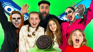 Scarlet Metal utmanar Melody och Lekolär-tuben på Oreo Challenge Melodifestivalen 2025