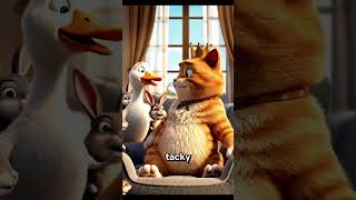 What if your cat… was actually a lazy king?” #babyshorts