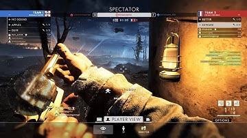 Battlefield 1 - Hacker Observation - Cheater Gameplay 4K No Commentary [349]