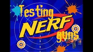 NERF - test NERFek v pevnosti / NERF test in fortress #nerf #nerfgun