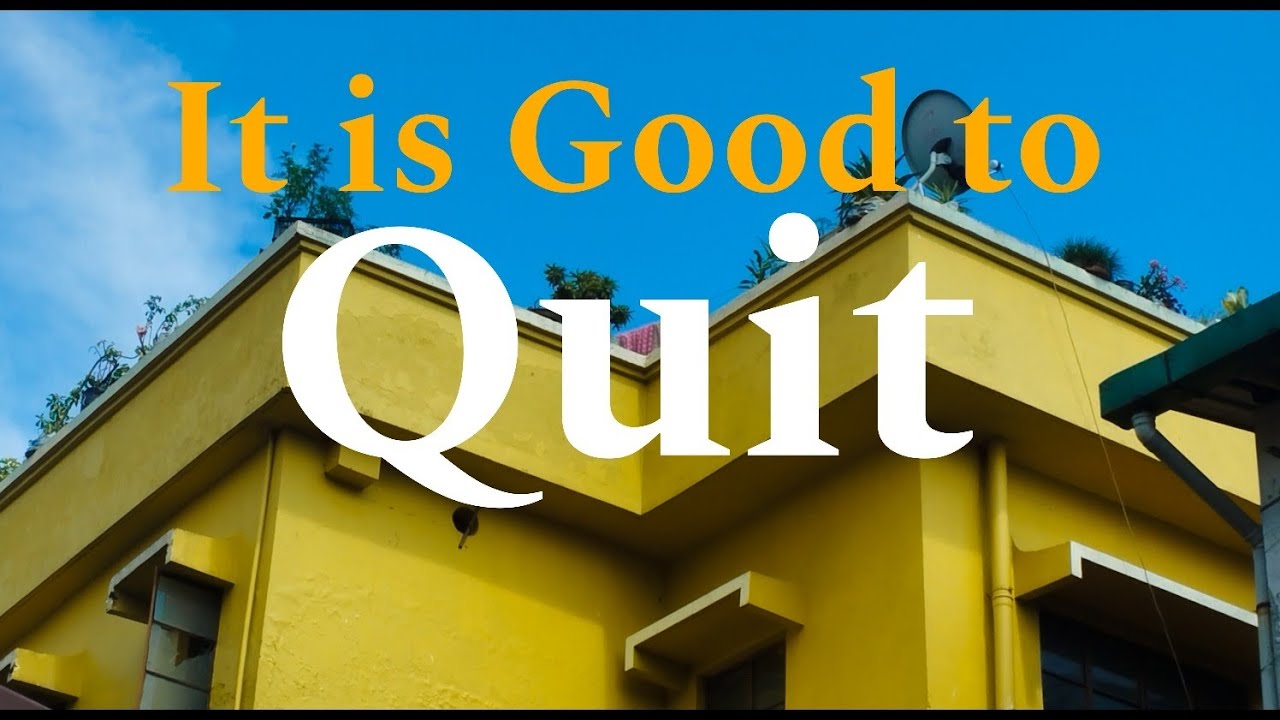 Deal with Quitting Like a Polymath