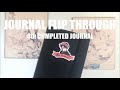 anime journal flip through | 4th completed journal