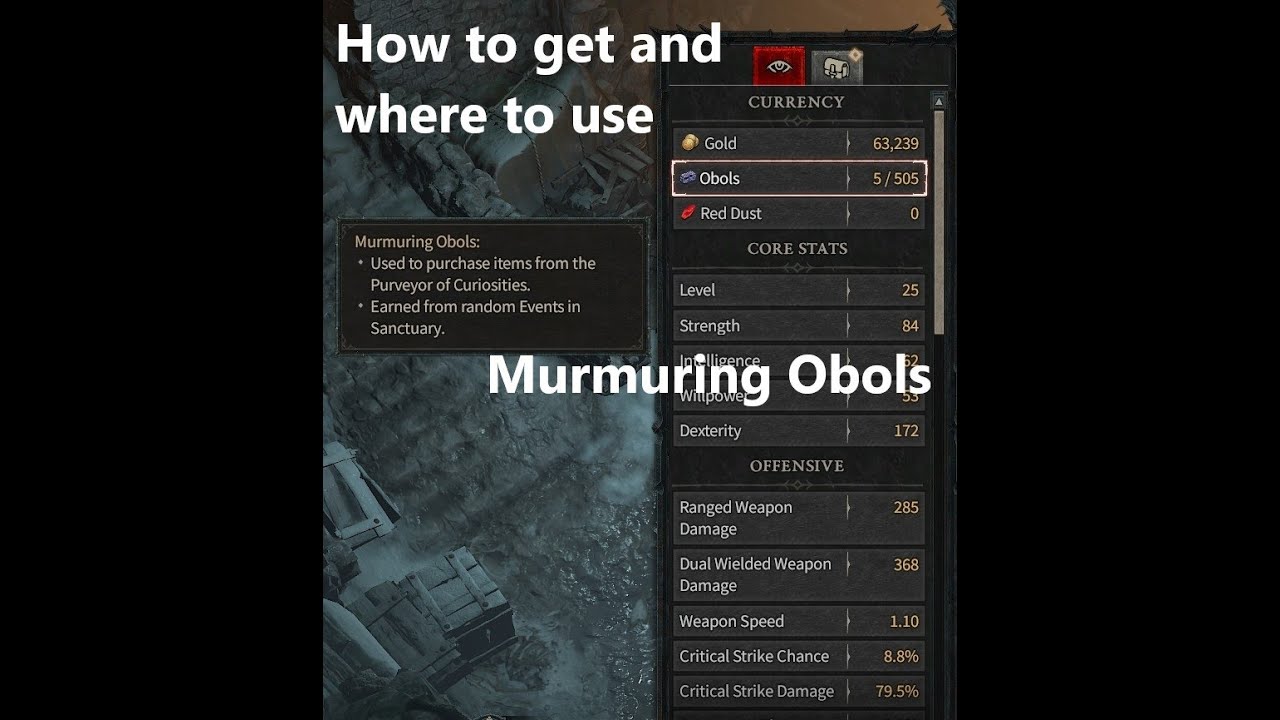 How to get and where to use Murmuring Obols "quick way for legendary"